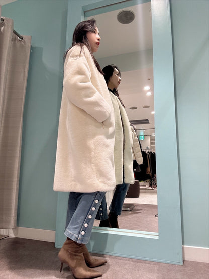 TATRAS TAMIL boa coat