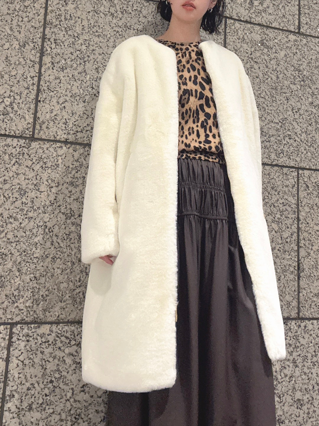 TATRAS TAMIL boa coat