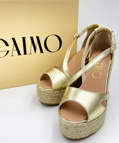【心斎橋本店・WEB限定販売】 GAIMO AMA espadrilles wedge sandals